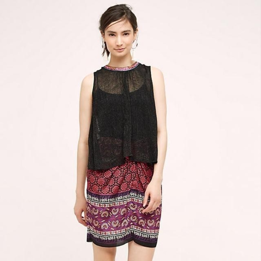 Anthropologie Eri + Ali merletta tank top